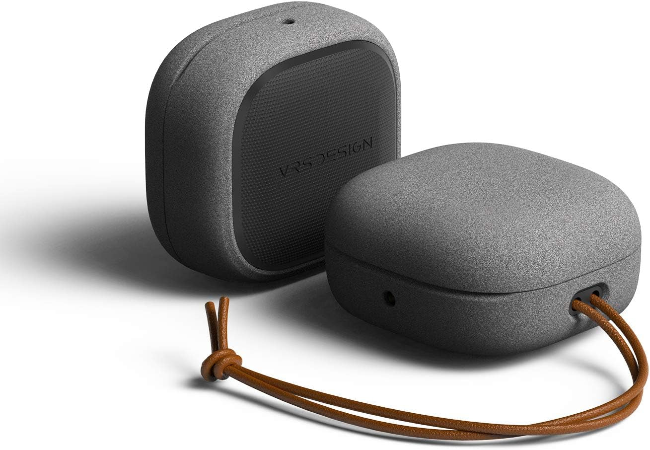 Compatible Galaxy Buds Case - Full Body Shockproof Hard Shell Cover (Modern-Sand Stone)